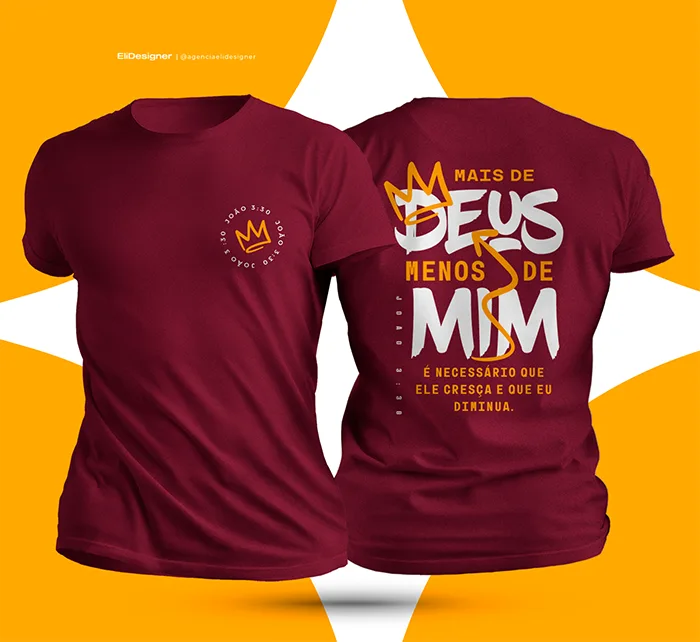 Camiseta mais de Deus
